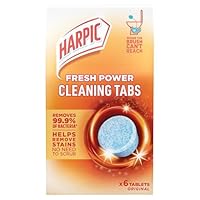 Harpic Fresh Power Toilet Cleaning Tabs (Pack of 6)