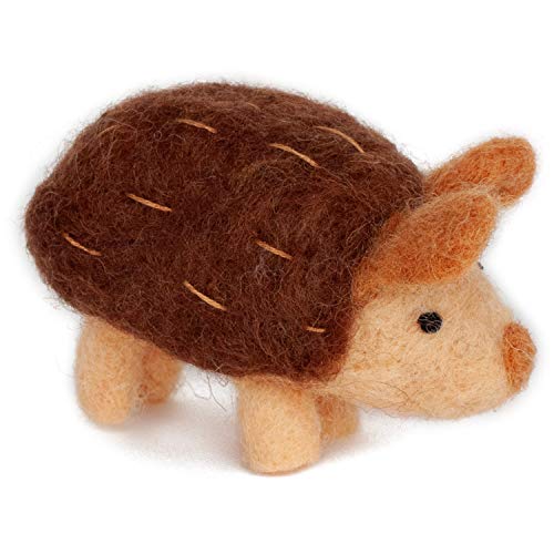 Image of DIMENSIONS 72-73803 Hedgehog Felt Animals Needle Felting Kit, 3.5'' x 2''