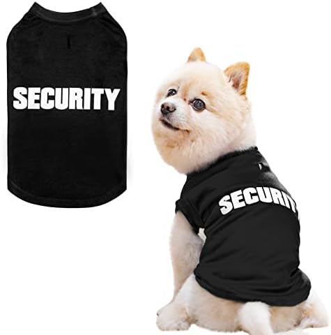 Forwardog Dog Security Shirt, Pet Summer T-Shirt for Small to Large Dogs, Puppy Cat Vest Clothes for Dogs Boy Girl