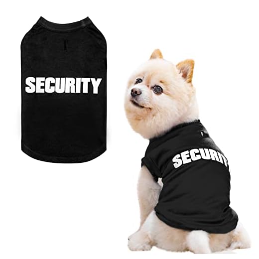 Forwardog Dog Security Shirt, Pet Summer T-Shirt for Small to Large Dogs, Puppy Cat Vest Clothes for Dogs Boy Girl