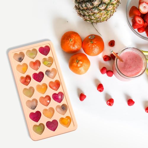 Bandeja de Hielo de Silicona en Forma de Corazón OSALADI miniatura 4