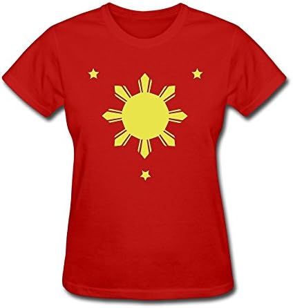 Philippines Sun Stars Women's Premium T Shirt Red XXL