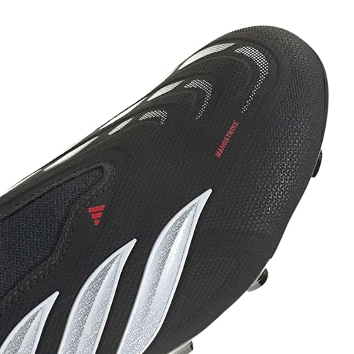 Image of adidas League Laceless Firm Ground Soccer Cleats - Red, White