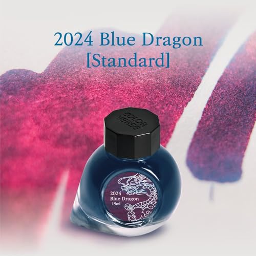 Image of Colorverse 2024 Special Ink - Blue Dragon Standard (15ml) Fountain Pen Ink
