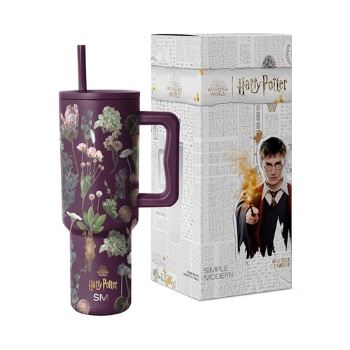 Simple Modern Harry Potter 40 oz Tumbler with Handle and Straw Lid | Insulated Reusable...