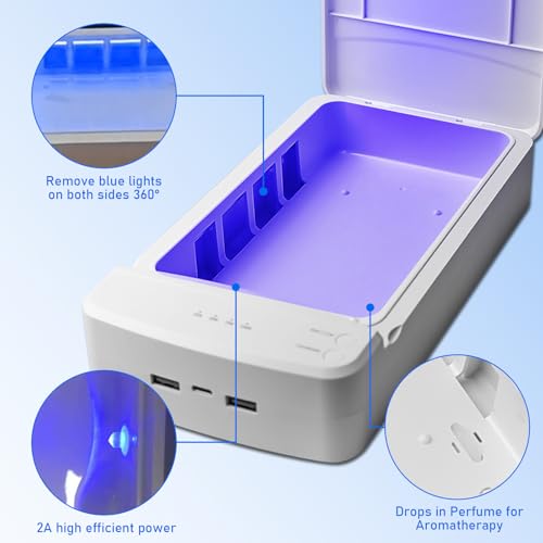 Sterilizzatore Portatile A Doppio Strato Uv Lampada Sterilizzatore, Professionale Uv Strumento Sterilizzatore Scatola, Dispositivo Di Disinfezione A Led Disinfettante, Scatola Disinfettante Per - 5