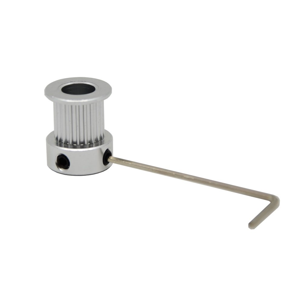 5PCs Aluminum 2GT Timing Pulley 20 Teeth Bore 8mm for 3D Printer 10mm Width 2GT Timing Belt