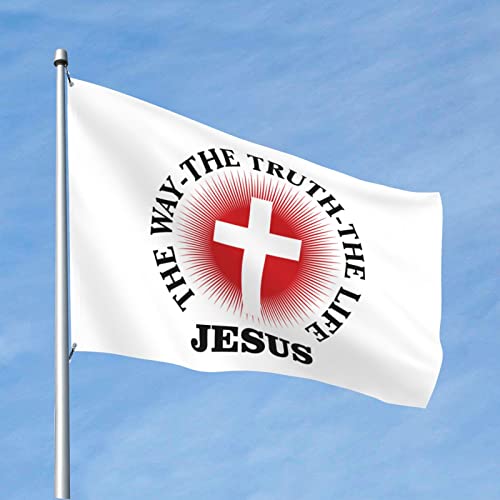Drapeau de porte Jésus COTECI pour sublimer un grand mur vide ou une entrée de chambre