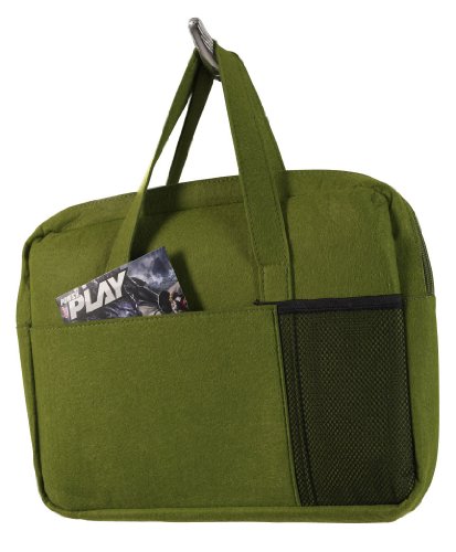 artra design GmbH Filztasche GRÜN ''Ela'' Umhängetasche Messenger Notebooktasche Handtasche Fashion Handtaschen für Frauen Jugendliche Taschen Messenger Taschen Cover