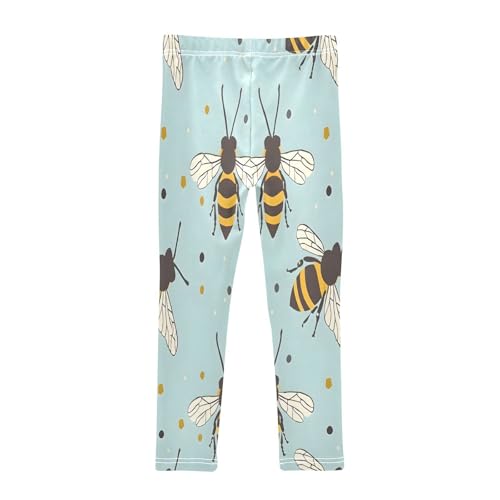 Toddler Girls Leggings Printed Yoga Pants Leggings Bees Dot for Kids2