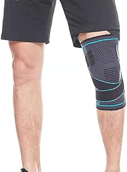 Amazon Co Jp ひざを保護する 固定 関節 靭帯 筋肉を保護する 通気性 伸縮性 運動する ランニング バスケットボール 山に登る 男女 左右通用 L スポーツ アウトドア