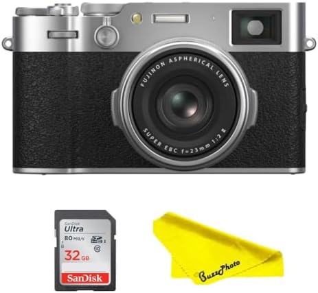 Fujifilm X100VI Digital Camera – 40MP APS-C Sensor, in-Body Stabi...