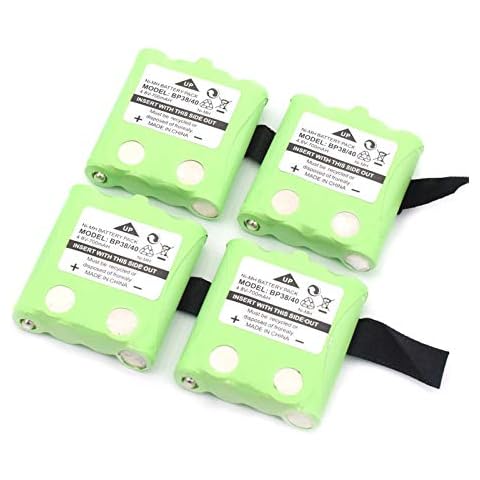 softpoint 4.8v 700mah Ni Mh Battery Pack, Rechargeable for Bp-38 Bp-40 Bt-537 Gmr-1558/2ck T8 Interphones 4pcs Cover