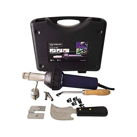 Weldy 1600W Hot Blast Torch Overlap Air Welding Gun Welder Pistol Tool Hot Air Gun (120 Voltage and flooring tools kit) Cover