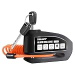 ZELENY – ZELENY Bremsscheibenschloss Alarm 110db, Wasserdichtes Motor