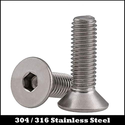 HI5 M6 M6*16 M6x16 M6*20 M6x20 304 316 Stainless Steel SS DIN7991 Bolt