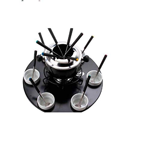 Conjunto Fondue 7836 23Pçs Base Giratória Preto