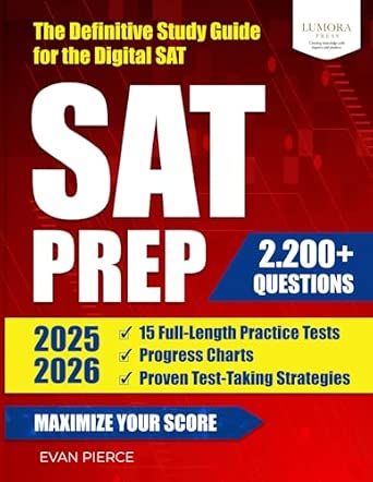 SAT Prep 2025–2026: The Definitive Study Guide for the Digital SAT |15 ...