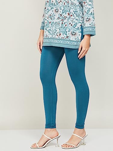 Image of Melange by Lifestyle Women Black Legging