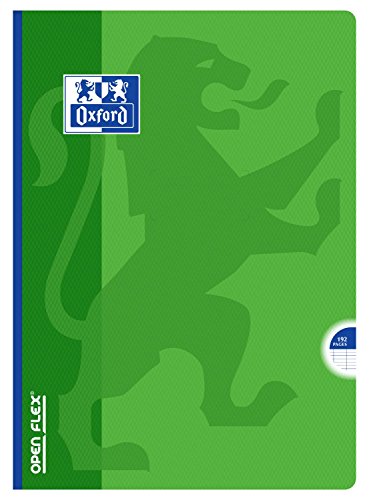 Oxford - Oxford Office OpenFlex Schulheft, ohne Spiralbindung, großkariert, 192 Seiten, verschiedene Farben