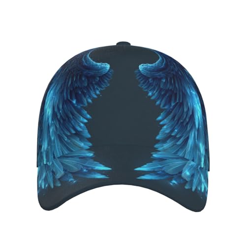 Gorra de Béisbol Azul con Alas Brillantes para Hombre y Mujer miniatura 2