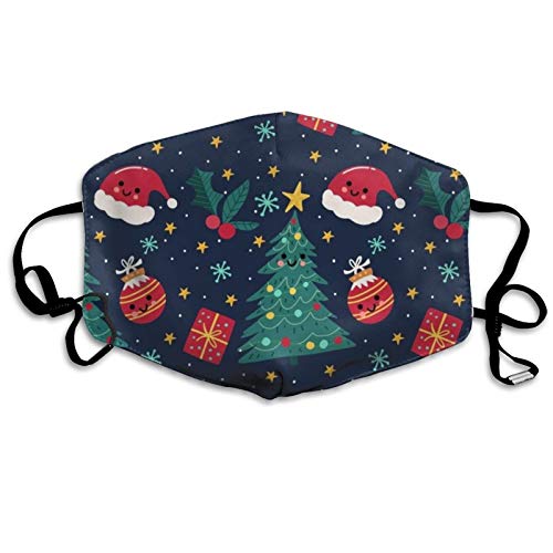 Cute Face C-over Anti-dust Cloth Neck Gaiter Bandana Scarf for Women and Men Outdoor