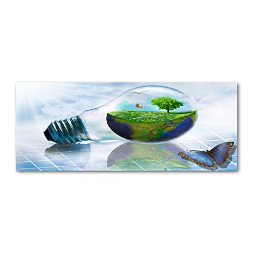 Crédence de cuisine en verre trempé 125x50 cm multicolore Tulup