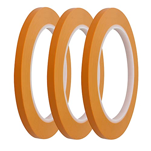 Ruban pinstriping JINBING haute température, masquage fin orange spécial courbes nettes