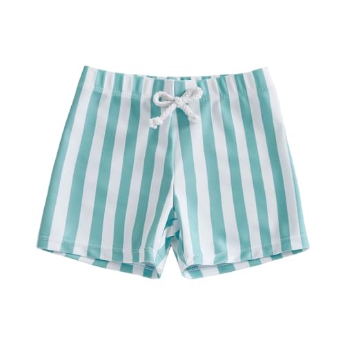 Boys Fashion Swim Trunks Kids Quick Dry Drawstring Bathing Suit Swim Shorts Surfing Board (Green-b, 12-18 Months)