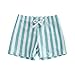 Boys Fashion Swim Trunks Kids Quick Dry Drawstring Bathing Suit Swim Shorts Surfing Board (Green-b, 12-18 Months)