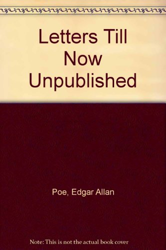 Letters Until Now Unpublished