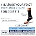 SB SOX Compression Ankle Brace (1 Pair) – Ankle Support Sleeve for Men & Women – Relief for Achilles, Sprains, Plantar Fasciitis (Solid Black, X-Large)