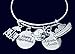 Handmade Retirement Charm Bracelet for Women - Silver Plated Adjustable Bangle with Adventure Awaits & Cruise Charms - Gift for Retiree Traveler