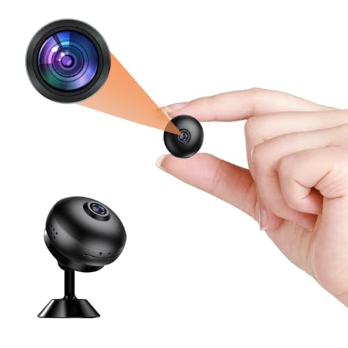 FJJVFF Cámara Espía WiFi 1080P Mini Csmara Espia - Vigilancia Inalámbrica Interior/Exterior Ultra...