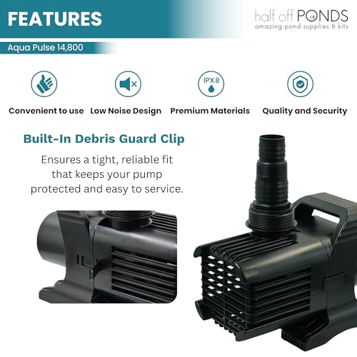 Aqua Pulse Submersible Pond Pump, 14,800 GPH, 33 ft Cord by HALF OFF PONDS - Used condition - Image 3