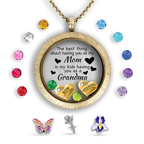 Floating Charm Pack For Mom Gifts - Unique For Grandma Gifts, Perfect Gift For Mom Birthstone #TOP13