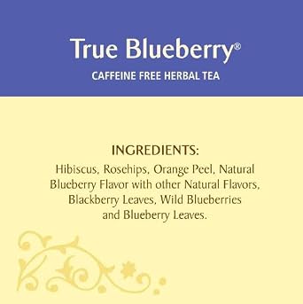 Celestial Seasonings True Blueberry Herbal Tea, 20 Count (Pack of 30)30