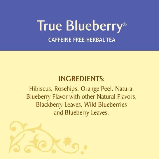 Celestial Seasonings True Blueberry Herb Tea (6x20 bag) - Image 4