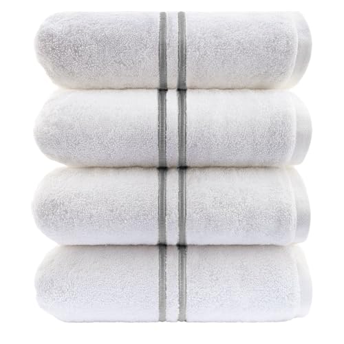 Maisonette Loft Baratta Egyptian Cotton Bath Towels (4 Pack)