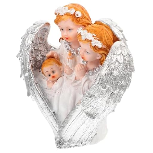 PRETYZOOM Figura Angelical De Resina Decoración Angelical para Jardín Angelito para Decorar | Ya disponible en tu tienda friki favorita! En mundofriki.es!