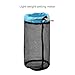 Shurhome Camping Mesh Storage Bag Polyester Drawstring Mesh Sacks Stuff Storage Bag Mesh Equipment Bag for Outdoor Travel Hiking