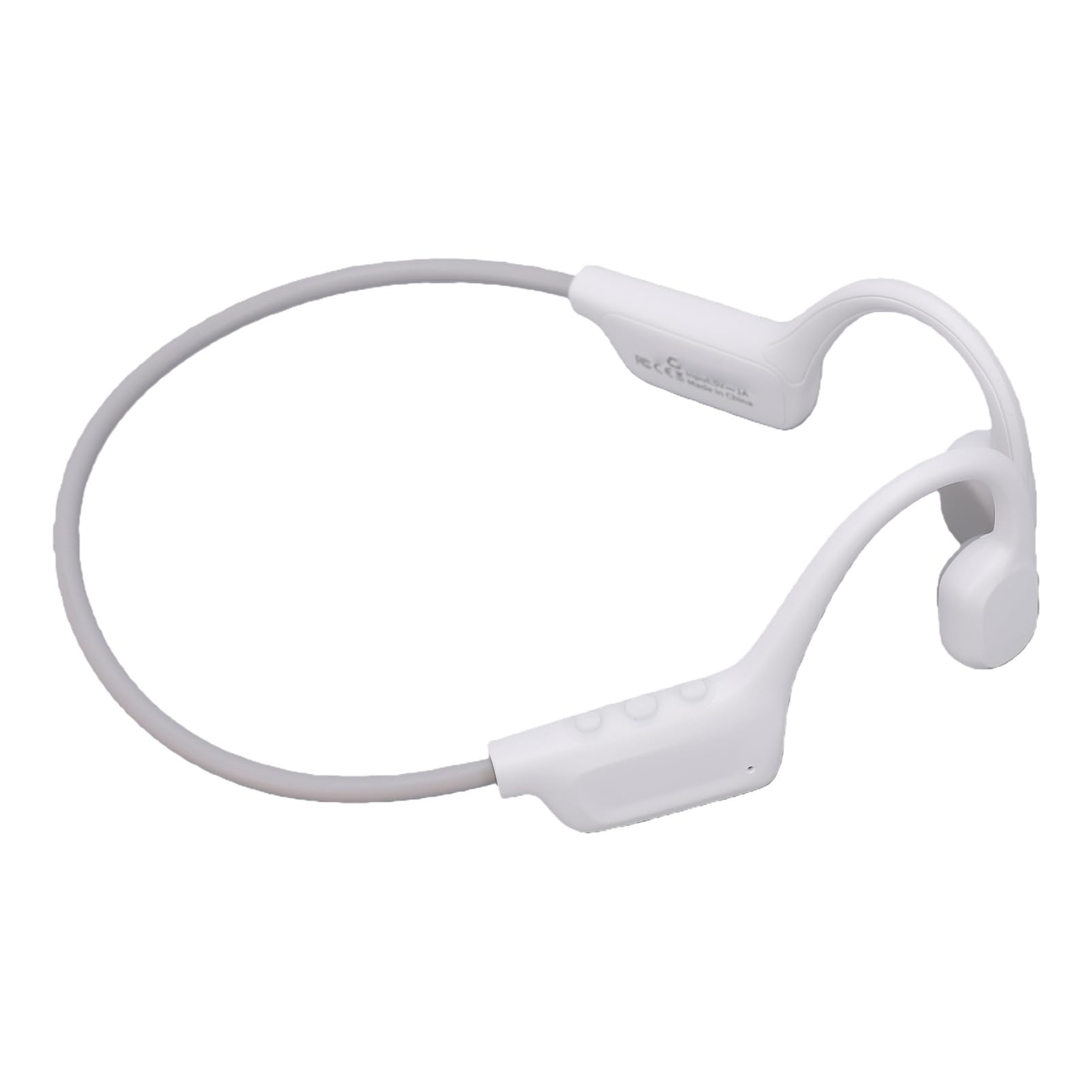 Elprico Casque à Conduction Osseuse pour Sport, étanche IPX7 (White)