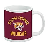 Bethune-Cookman Wildcats Logo Ceramic Coffee Mug, Novelty Gift Mugs for Coffee, Tea and Hot Drinks, 11oz, White