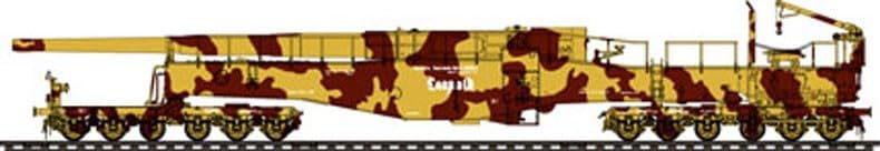 Miniatura 5 de Hobby Boss Kit de construcción de modelo de vehículo Leopold de pistola ferroviaria K5 (E) de 11.024 in