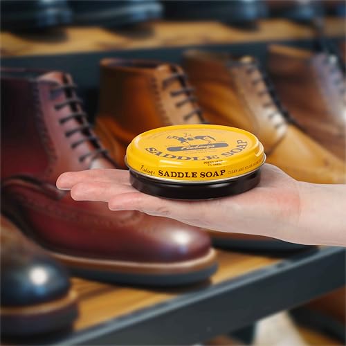 Fiebing's Saddle Soap, 3.5 oz, Yellow, 100% Cotton Jersey