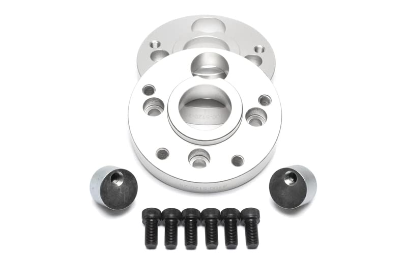 Adaptador de discos de aluminio de alta resistencia, incluye tornillos para fijación de discos adaptadores, 25 mm, 4 x 100 a 5 x 120 M12 NLB de 57,1 mm a 72,6 mm, 1039070.