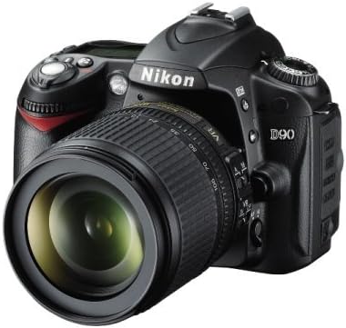 Nikon D90 Digital SLR Camera with 18-105mm VR Lens Kit (12.3MP) 3 inch LCD (Renewed)