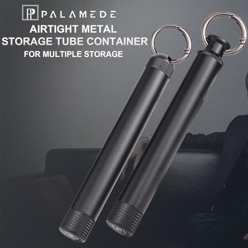 Palamede P-2MT-04 2 Pack Airtight Container - Metal Storage Bottle Tube Container thumb #5