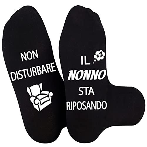 Merclix Regalo Nonno Natale Calzini Uomo Divertenti Cotone Antiscivolo...
