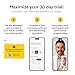 Jabra Enhance Select 300 Clinic-Quality OTC Hearing Aids, Audiology Services Included, Bluetooth Streaming for Calls, Music, Media (iOS/Android), 3-Year Warranty, Nearly Invisible, Gold